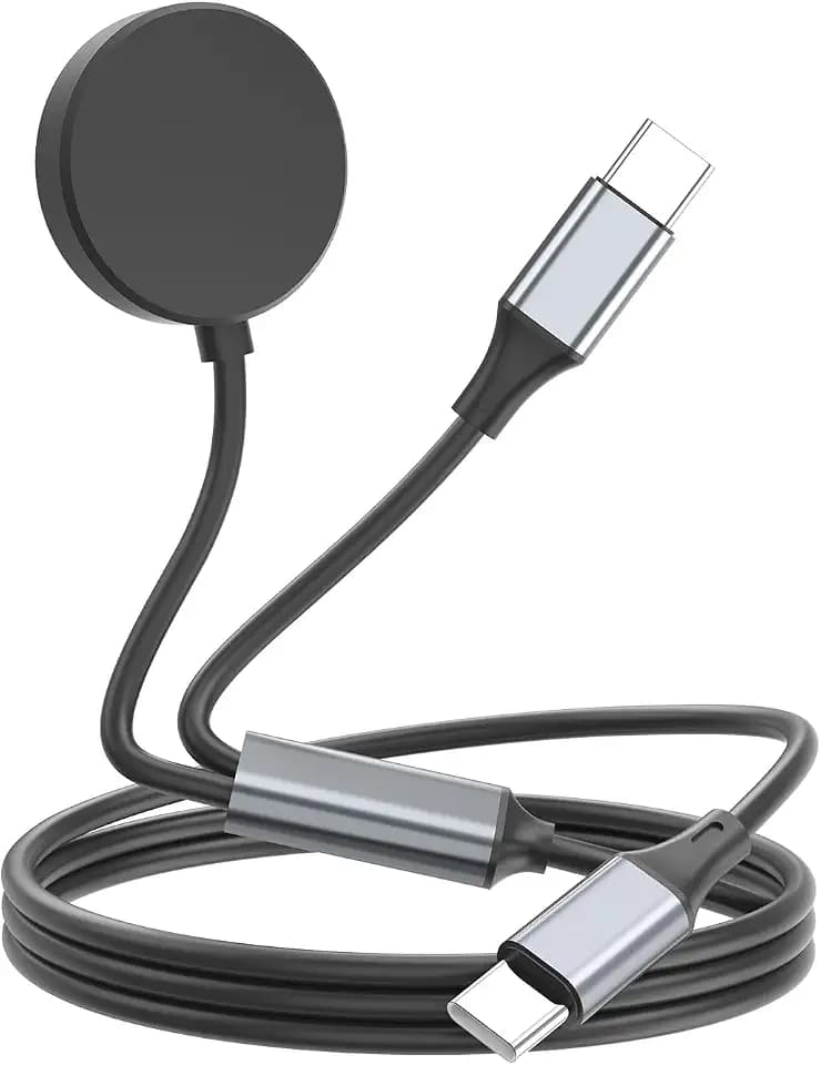 Clolasa USB C 2 in 1 Multi Fast Charger Charging Cable for Samsung Galaxy Watch 8/8 Classic/7/FE/Ultra/6/6 Classic/5/5 Pro/4/4 classic/3/Active 2/Active & Galaxy S25/S24/S23/S22/21/20 Note-4FT