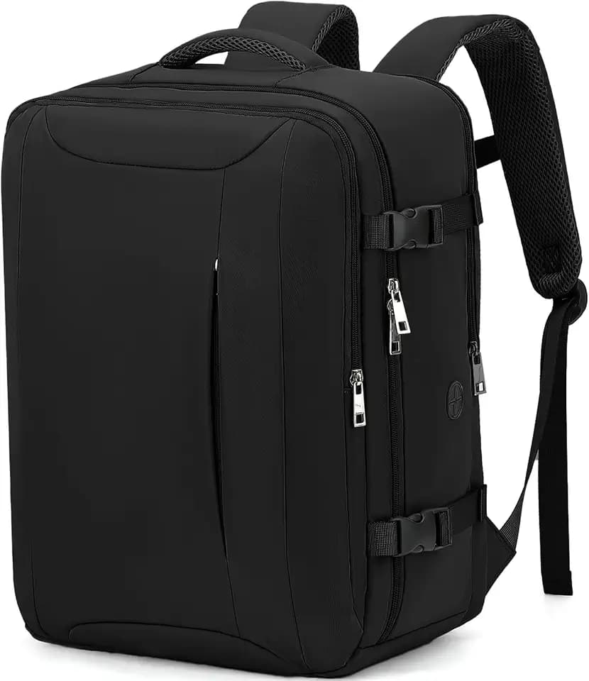 Travel Backpack, Carry On Backpack Airline Approved, 18x14x8 Travel Bag, 30L Personal Item Bag for Women and Men, Water Resistant Lightweight Weekender Bag, Casual Daypack for Business