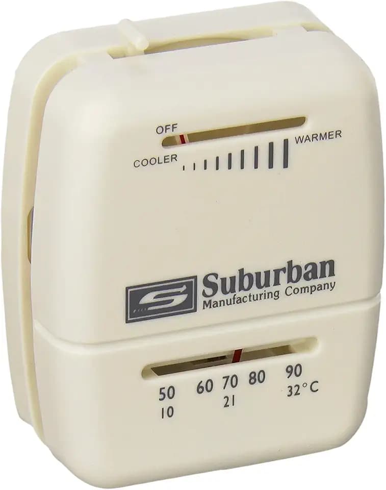 Suburban 161154 Wall Thermostat - Heat Only - White