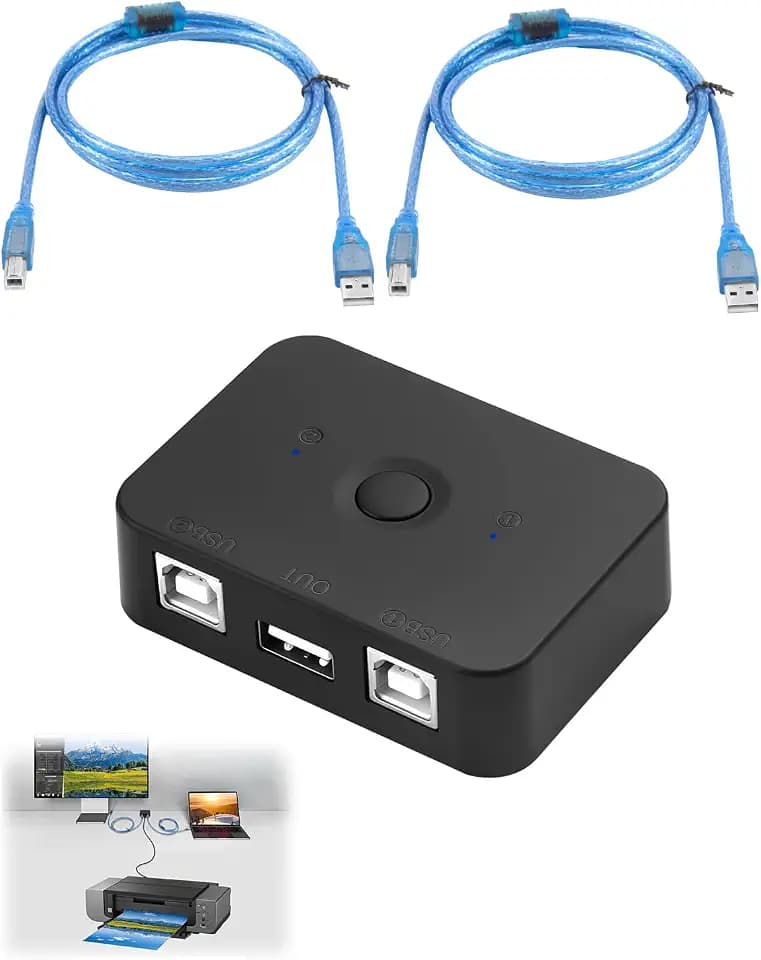 USB 2.0 Printer Sharing Switch, Drucker-Sharing-Switch
