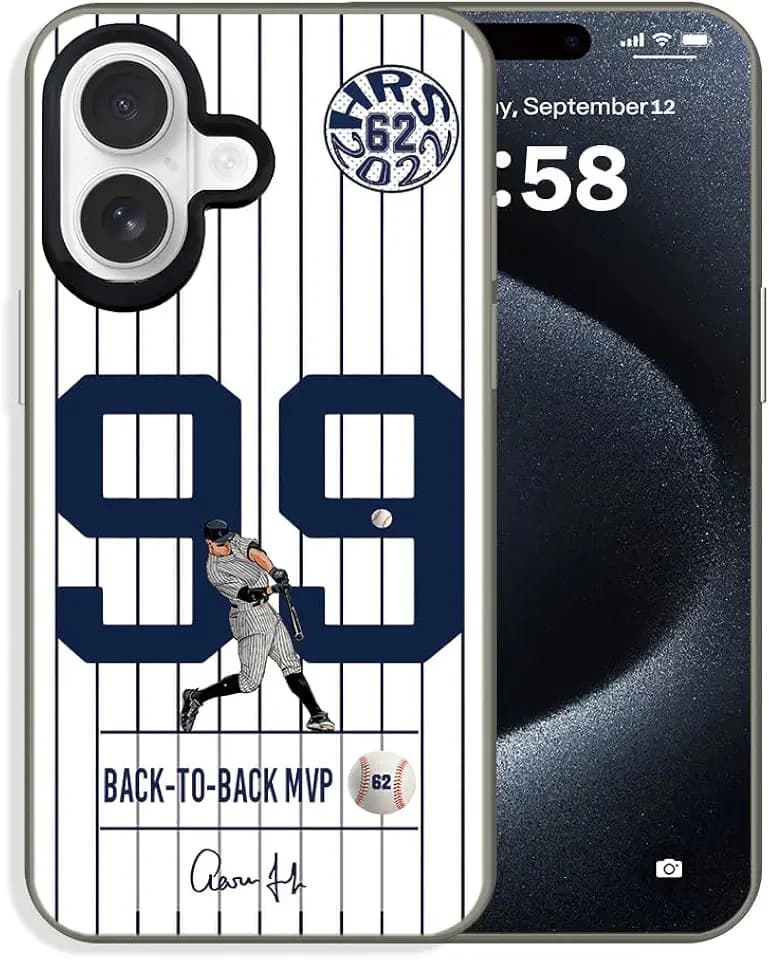 Baseball Case Compatible with iPhone 16 Plus