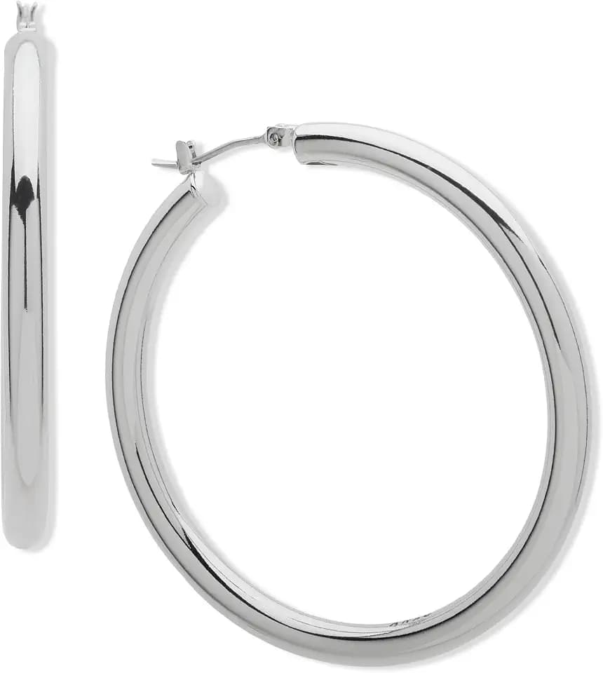 DKNY Damen 50mm dicke Creolen in Silber, 60490886