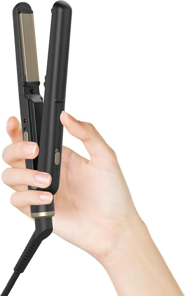 OKWRAP Mini Glätteisen, Reise Klein Glätteisen mit Keramik-Technologie
