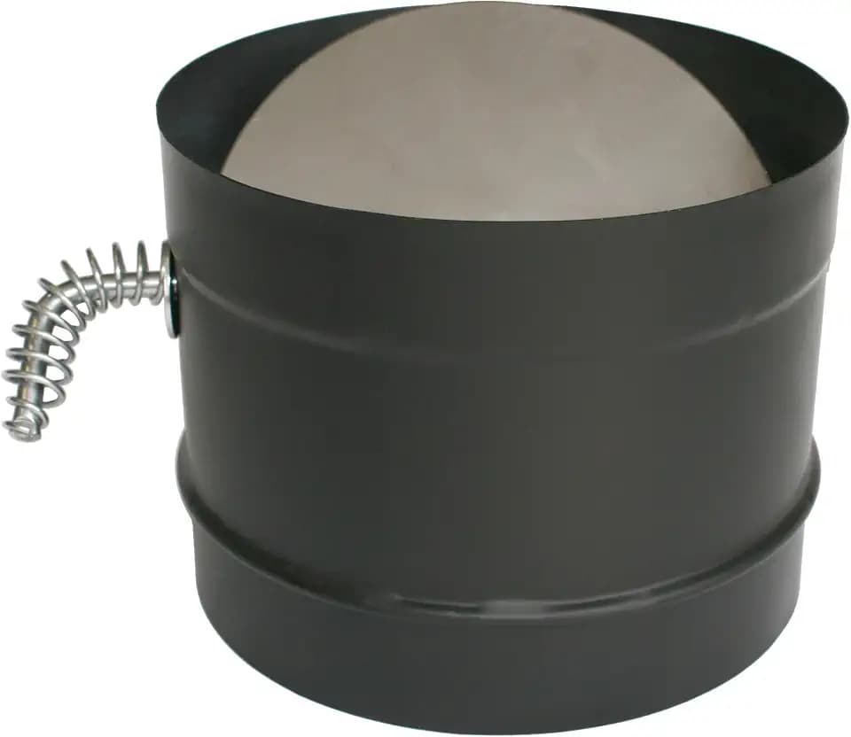 DuraVent, 8in. Diameter Damper Section, Included (qty.) 1 Material Steel, Model# 8DBK-DS