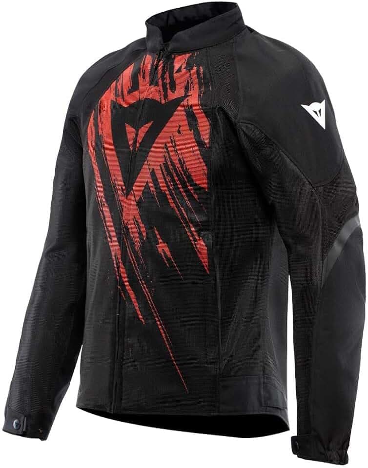 Dainese Herren Air Graphics Tex Jacket Sommer Motorradjacke, belüftet und leicht, mit weichen Protektoren an Schultern und Ellenbogen (1er Pack)
