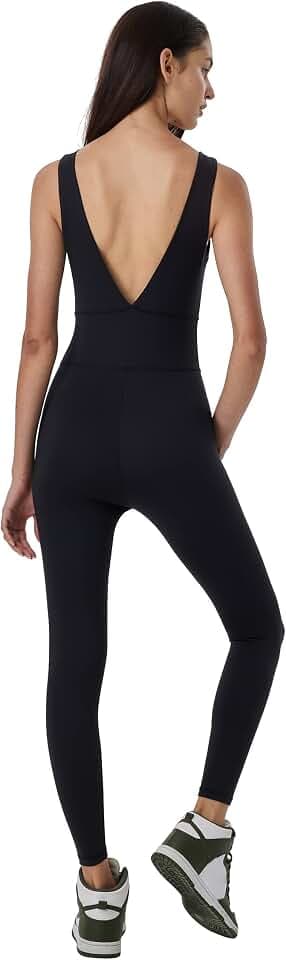 ONGASOFT Women's One Piece Jumpsuit for Workout Yoga Dance Pilates Athletic