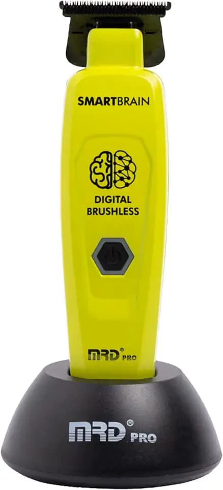 MRD Trimmer PRO Smartbrain Professionelle Haarschneidemaschine für Männer mit Magnetmotor, DLC Trimmer und Metallgehäuse, Micro USB-C Wiederaufladbar