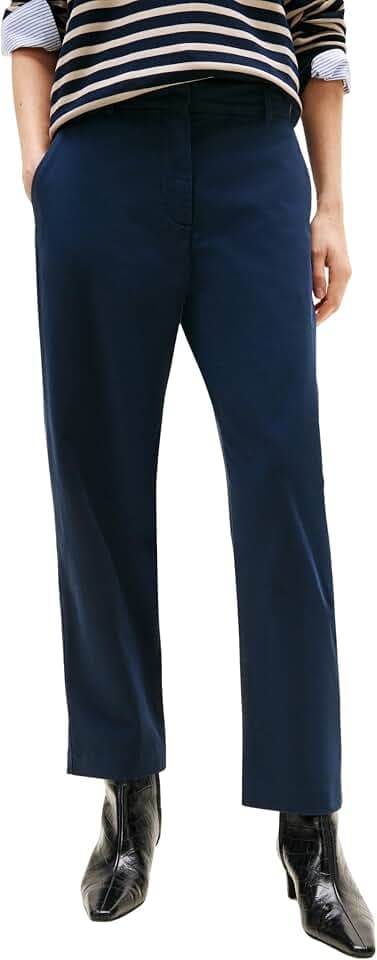 Tommy Hilfiger Damen Chino Stretch GMD Slim Straight Chino Ww0ww48337