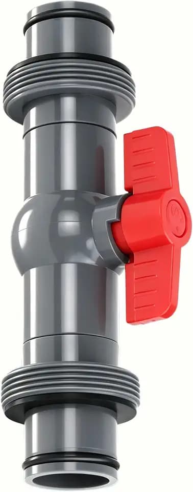 Pool Hose Connector, 1.5" in-Line Ball Valve