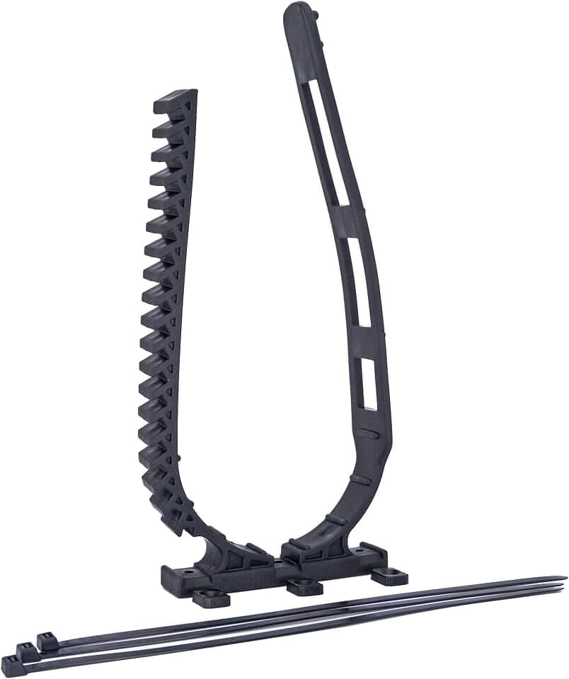 SUPERMAX Gummi-Montageklammer 90-210mm 1Stk. Kabel, Werkzeug, Offroad, Haushalts- und Militärklemme. Werkstatt-Zubehör-Organisator. Sehr Strapazierfähig und Langlebig.