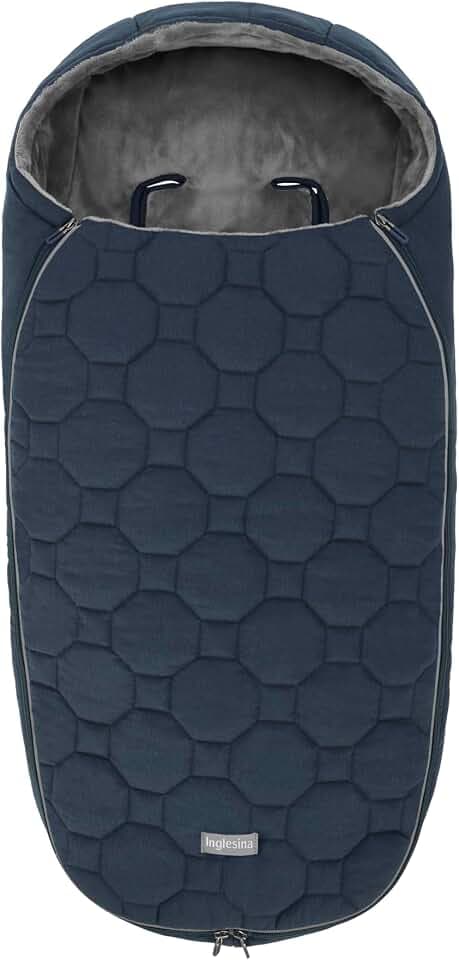 Winter-Fußsack Kinderwagen Inglesina, Gepolstert, Warm und Rutschfest, Kälteschutz und Sicherheit, Midnight Blue