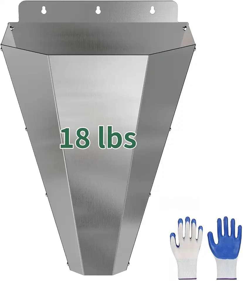 Large Chicken Cone for Butchering, Stainless Steel Kill Cones
