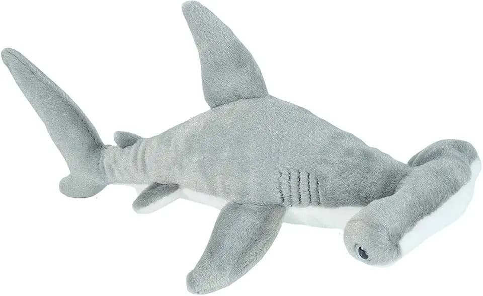 Wild Republic Hammerhead Shark Plush, Stuffed Animal, Plush Toy, Gifts for Kids, Cuddlekins 13"