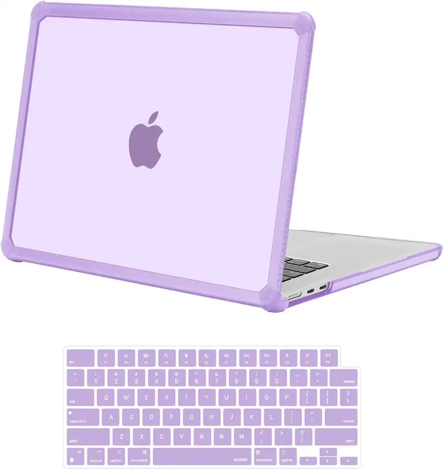 MOSISO Compatible with MacBook Air 15 inch Case M5 2026 M4 M3 M2 2025-2023