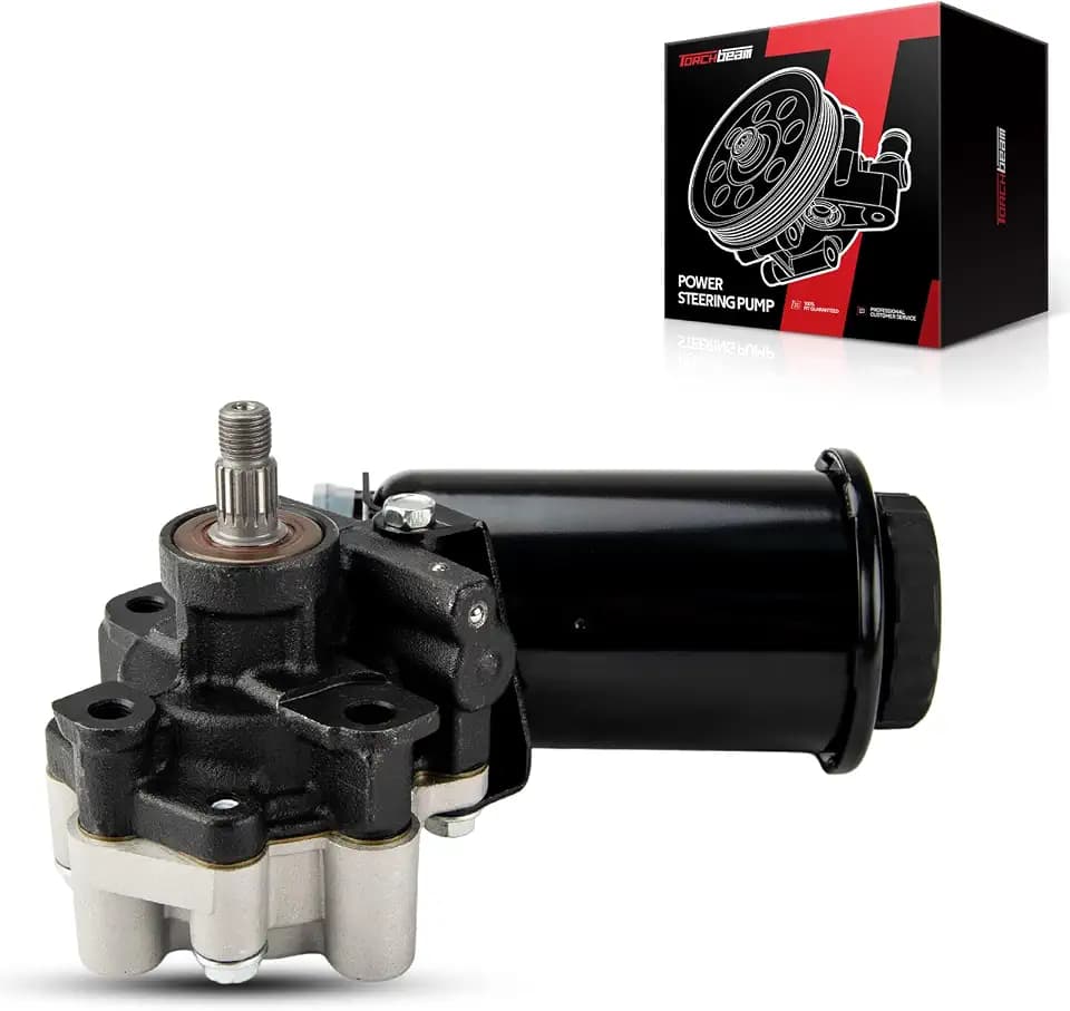 Torchbeam Power Steering Pump, with Reservoir, Compatible with 1995-2004 Tacoma 3.4L, 1996-2002 4Runner, Replace 21-5229, 215229, 3073, 4432004050, Power Assist Pump