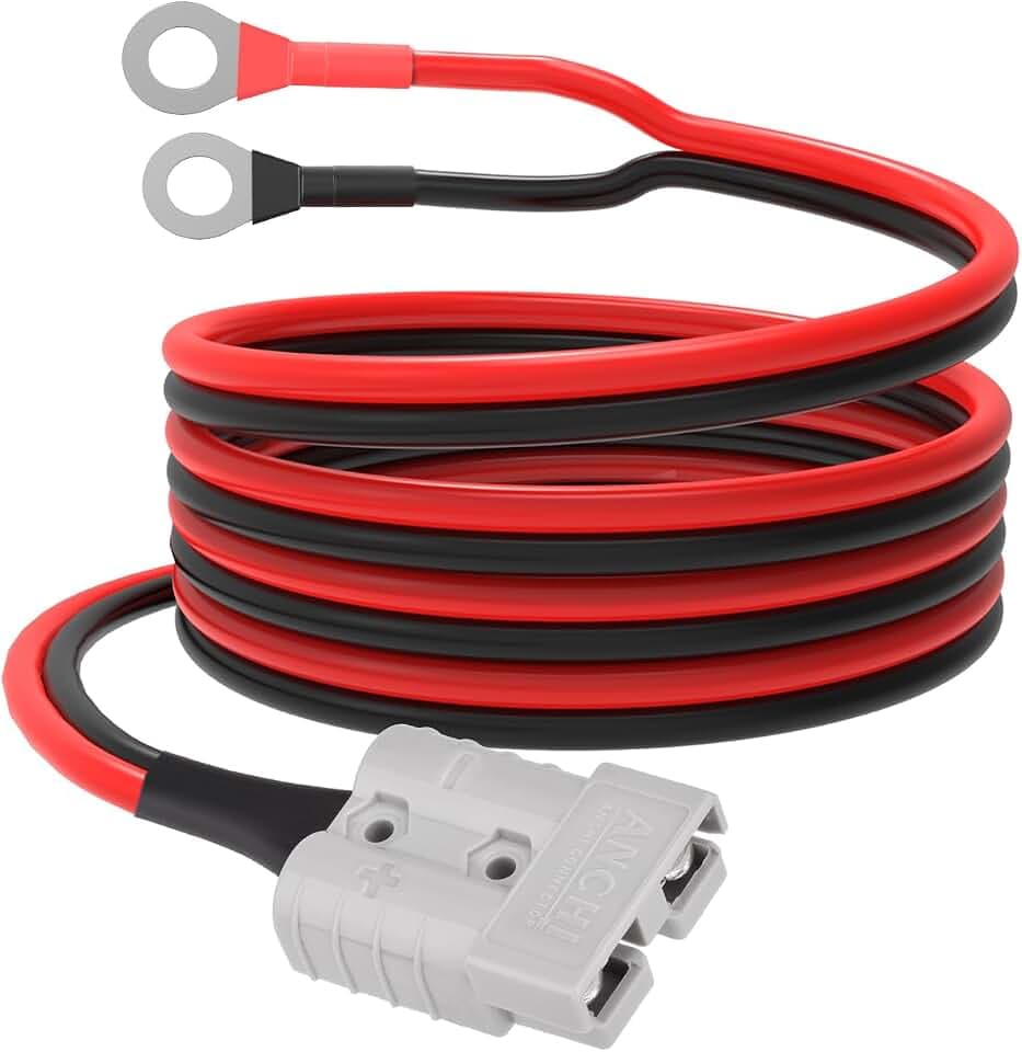 ELFCULB SB50 Stecker auf O Ring Kabel 10AWG 1,5m für Batterieanschluss