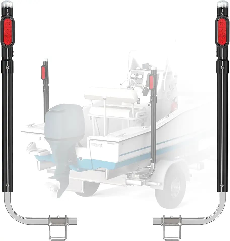 Partsam 1 Pair Boat Trailer Guides Kit, 40"/48" Adjustable Height