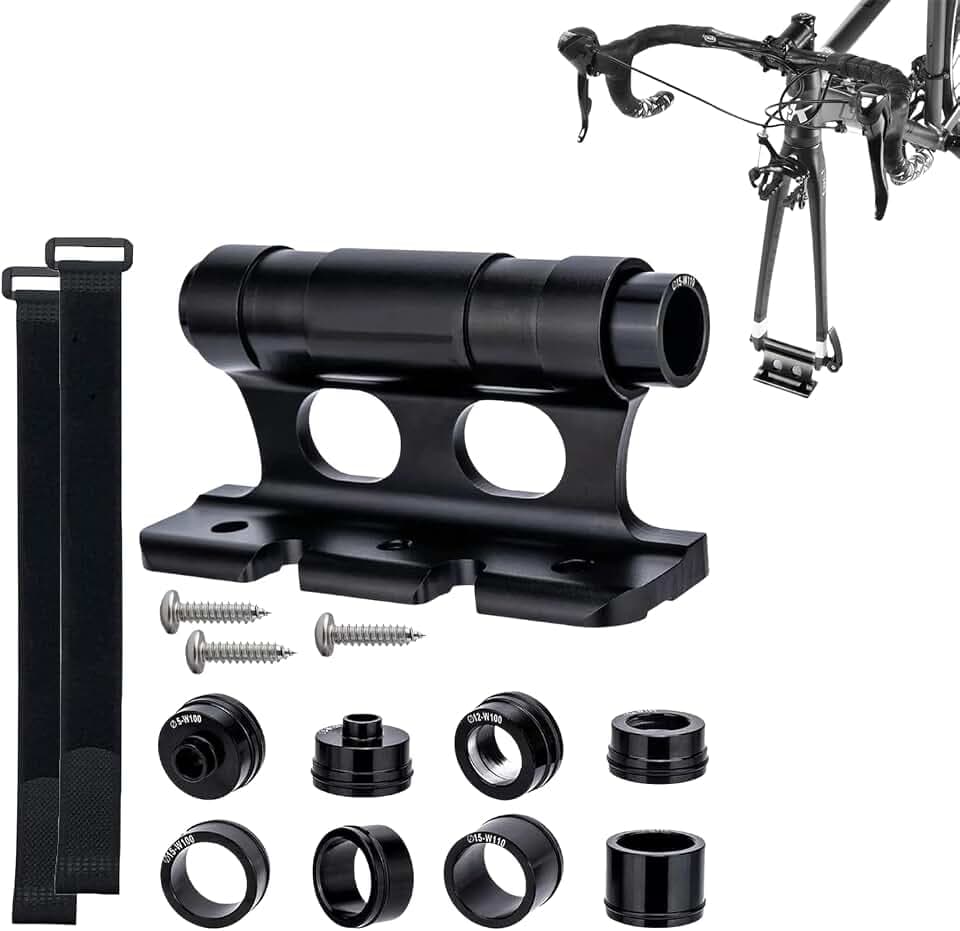 Fahrrad Gabelhalterung Vielseitiger Fahrrad Vorderradgabel Transport Halterung aus Aluminiumlegierung für Sicheren Transport auf LKW, SUV und Anhängern