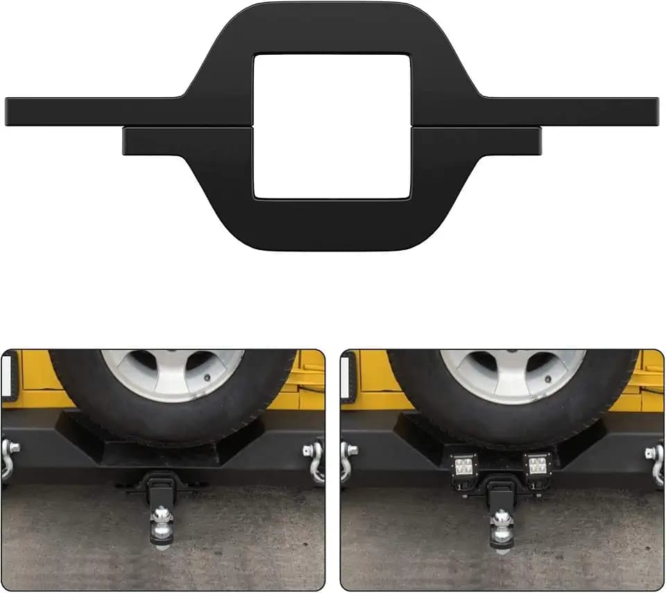 Nilight Tow Hitch Bracket 2" Universal Mounting Kit Dual LED Work Lights