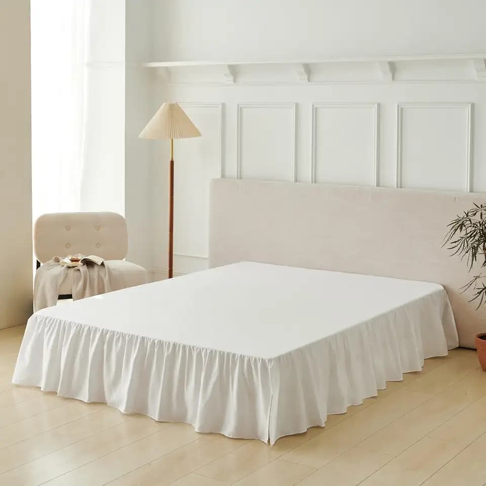 Bed Skirt Full Size Ruffled Bed Skirt, 22'' Full Dust Ruffle Bed Skirts