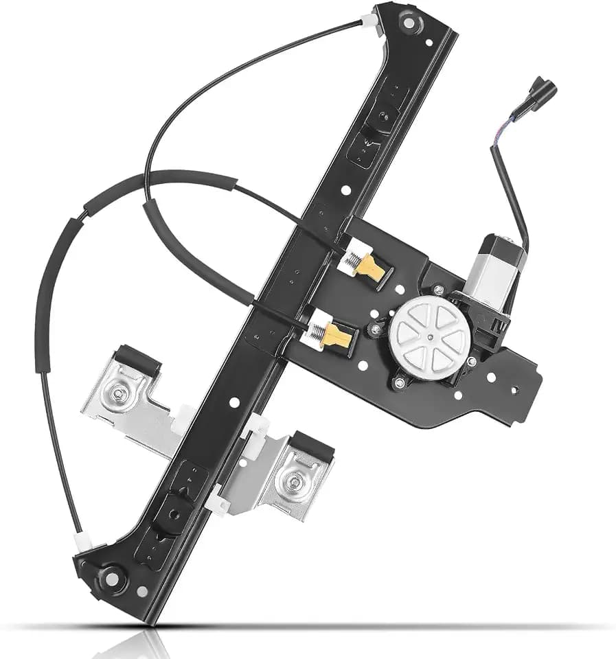 A-Premium Rear Driver Side Power Window Regulator with Motor (2-Pin)