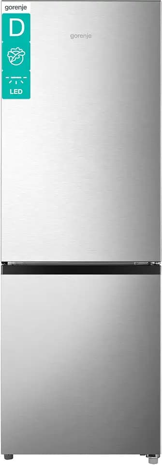 Gorenje RK14DPS4 Kühl-Gefrierkombination/Freistehend/ 175L Gesamtvolumen/ 39dB/ Energieeffizienzklasse D/CrispZone/LED Licht/Inverter-Kompressor/Türanschlag wechselbar/ (BxHxT): 49,5×143×56,2 cm