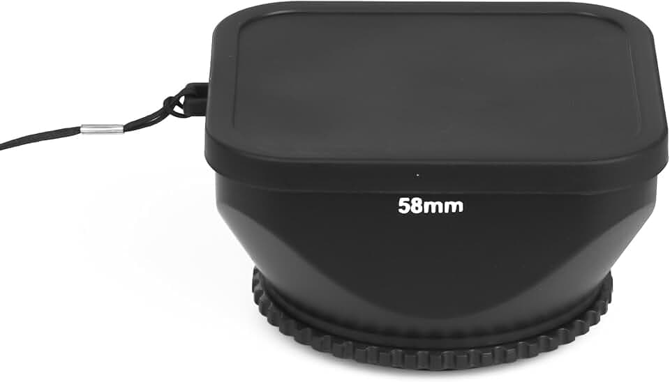 DV Gegenlichtblende 58mm Sonnenblende für Kamera Videokamera 58 mm
