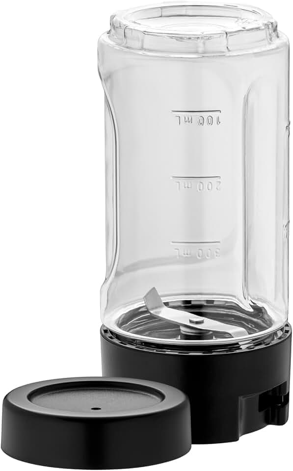 WMF Kult X Zubehör-Set, 3-teilig, Blendie Flasche, Mixbehälter 300 ml und Klinge mit Verschlussdeckel, für den Kult X Mix & Go und Küchenminis Smoothie-to-go