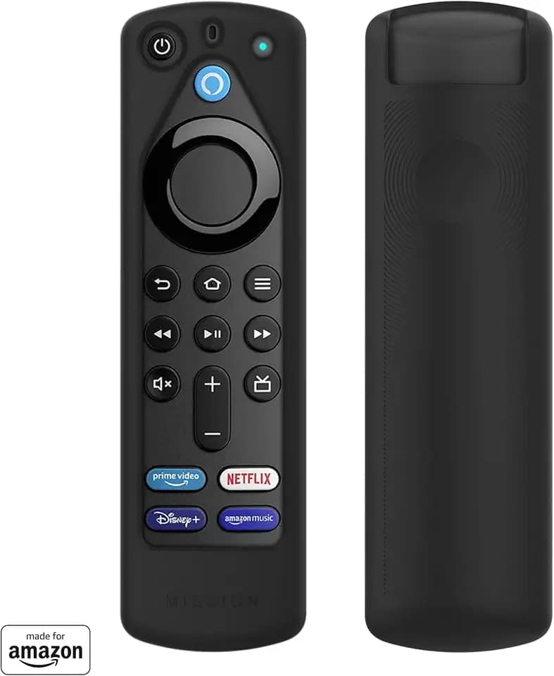 Brandneue Fernbedienungshülle „Made for Amazon“ für die Alexa-Sprachfernbedienung (3. Gen.) – schwarz