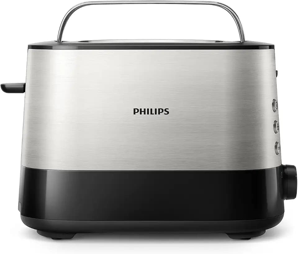 Philips Toaster, Edelstahl, 7 Bräunungsstufen