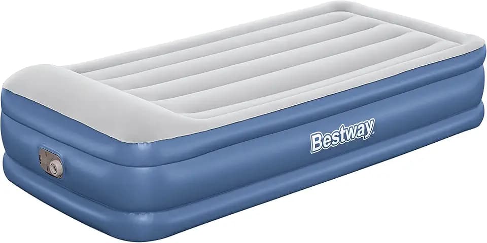Bestway TriTech Luftbett Vento mit integrierter Elektropumpe Single XL/Mid 191 x 97 x 46 cm
