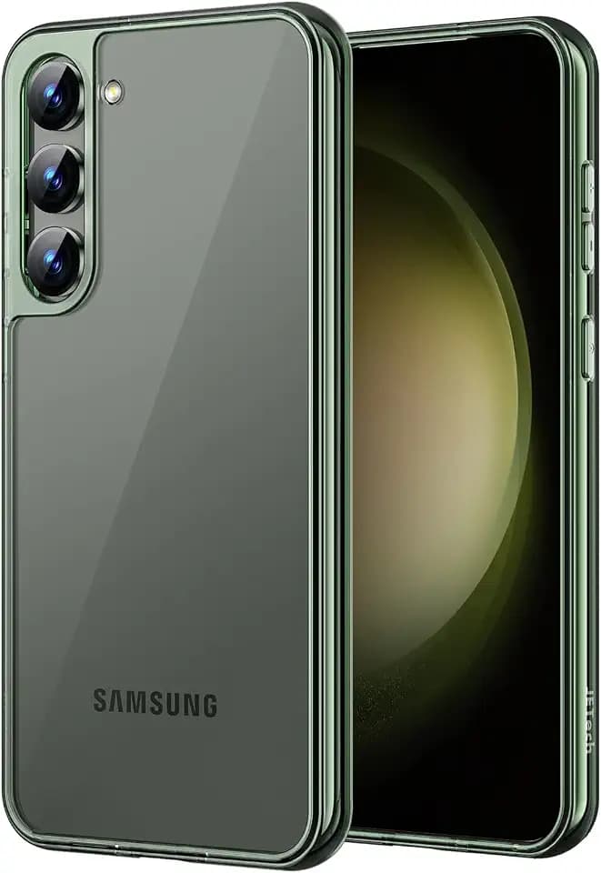 JETech Case for Samsung Galaxy S23, Anti-Yellowing, Green