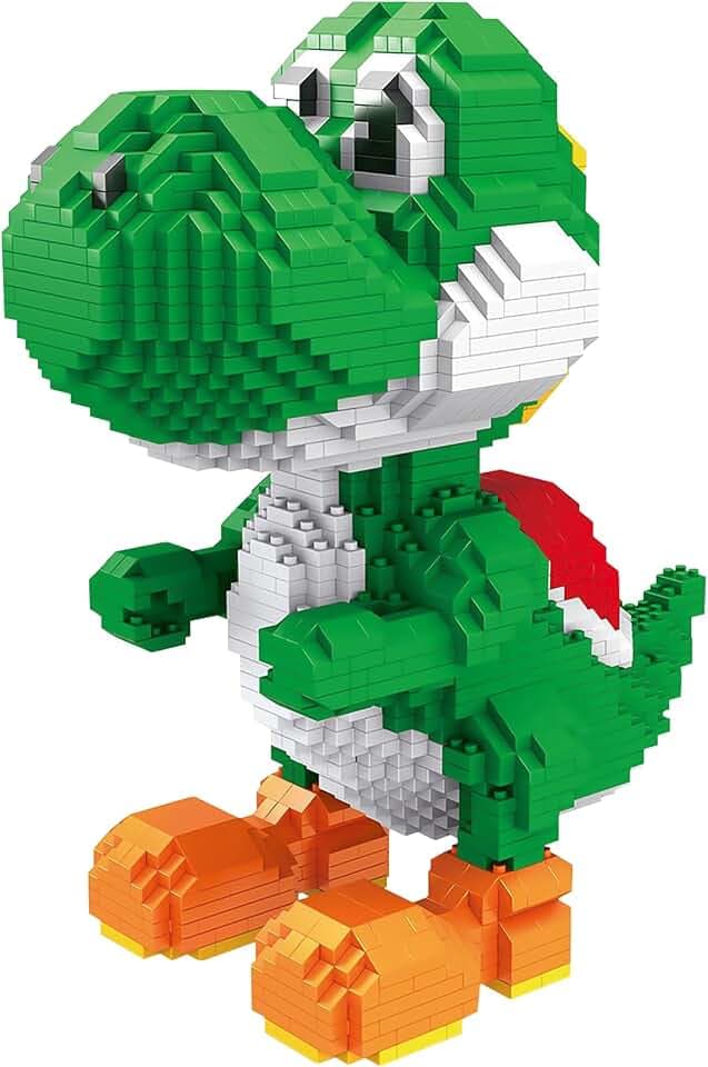 Generisch Micro Bausteine 3D Modellbausatz - Konstruktionsspielzeug für Erwachsene und Kinder, Educational Building Blocks Puzzle, Kreatives Geschenk(Dinosaurier)