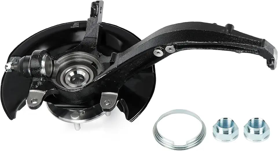 Aeagle Front Left Steering Knuckle & Wheel Bearing Hub Assembly for Honda Accord 2003-2007 2.4L L4 (Automatic Transmission 26 Spline Only, Not for Accord 3L), 698-401 698401, Driver Side