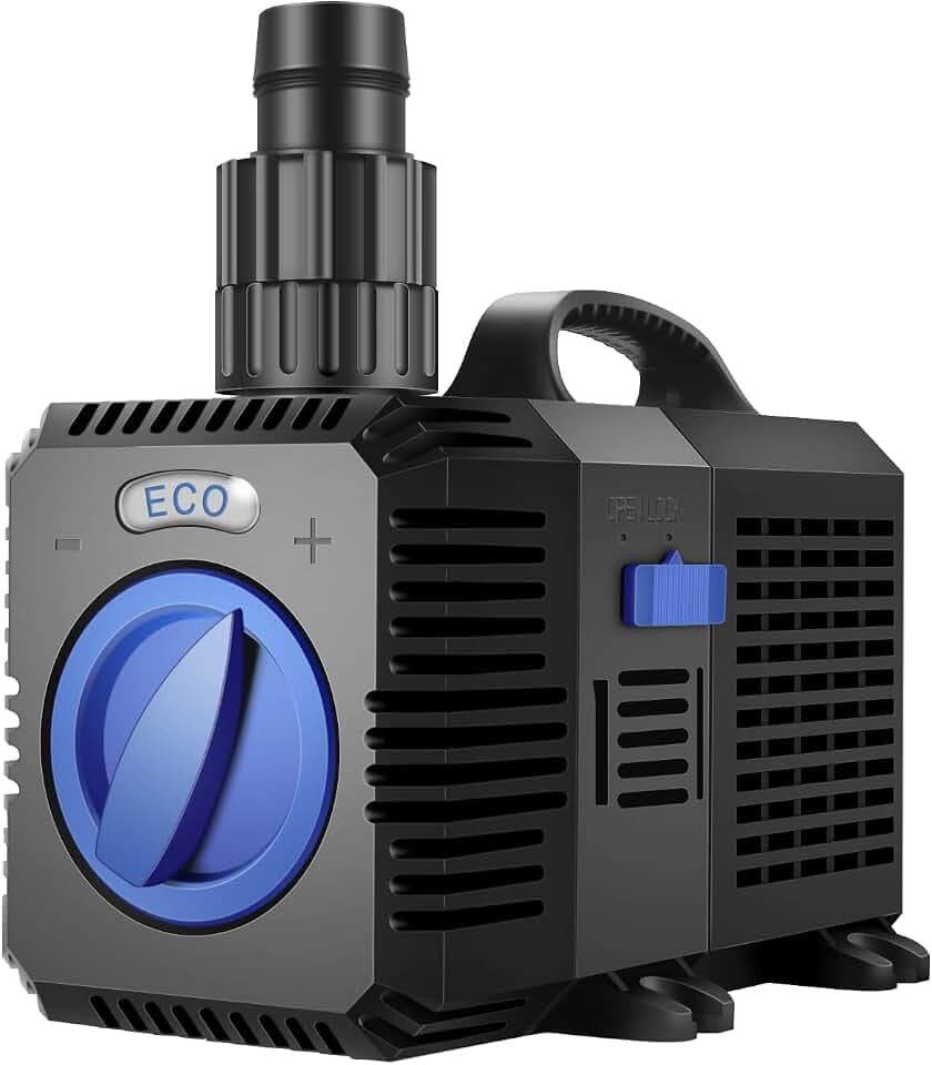 4500L/H ECO Teichpumpe Pumpe Bachlaufpumpe Wasserpumpe 30W,Förderhöhe 4m