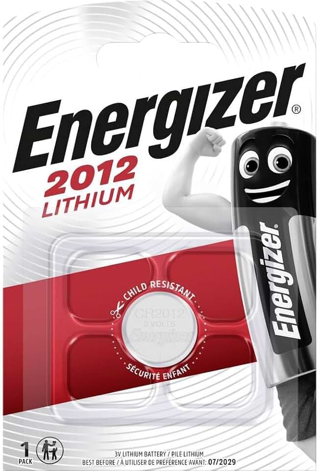 ENERGIZER PILAS ESPECIALES ENR CR2012 BL1 BR Knopfzelle, Silber, 638900
