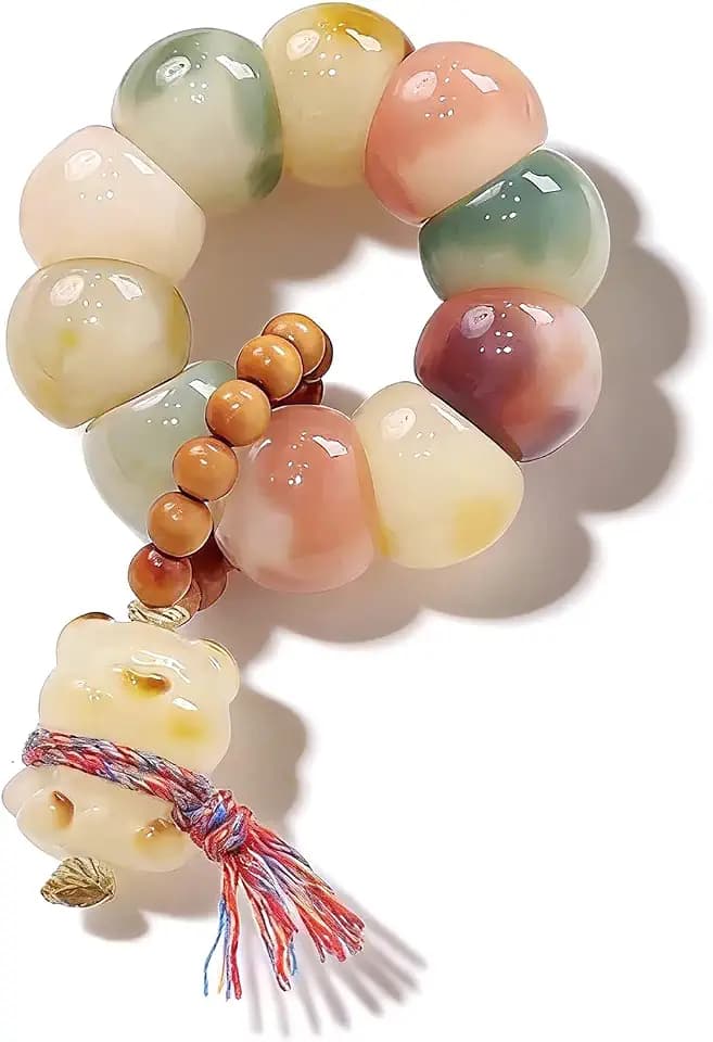 Long tiantian Fidget Bracelet Bodhi Bead Stretch Anxiety Relief Jewelry