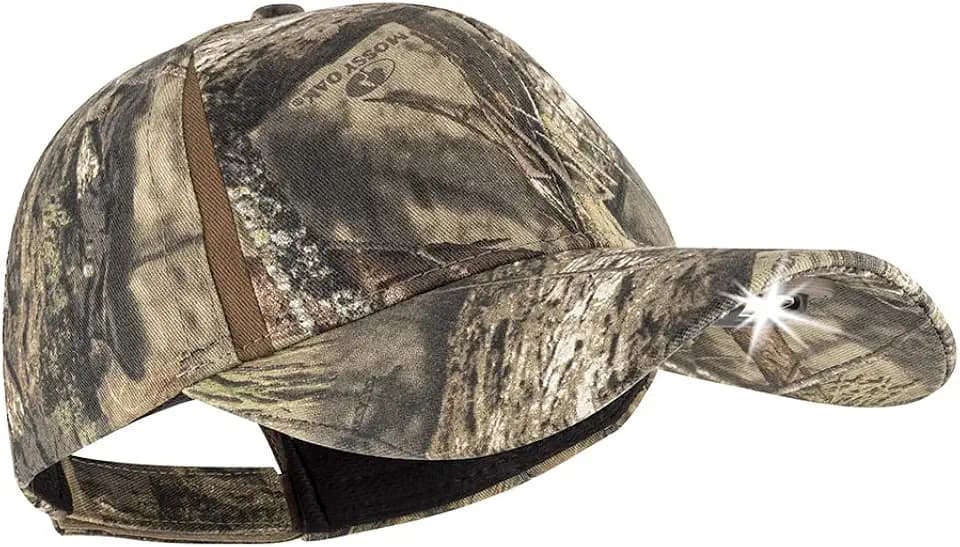 LED Hat Light - POWERCAP Baseball Cap with Light Built in - LED Cap Visor Light with Bright Headlight and IPX4 Rating