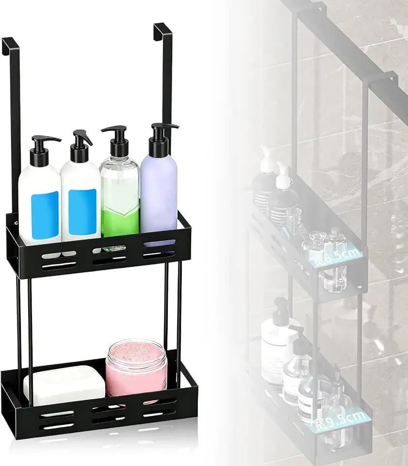 Duschablage zum HäNgen, Badezimmer Organizer Duschregal Ohne Bohren Duschablage Ohne Bohren Shampoo Halterung für Dusche für Dusche