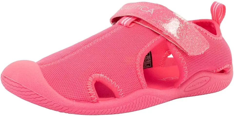Nautica Kids Water Shoes for Boys Girls Toddler Quick Dry Swim Shoes Aqua Socks Beach Pool Closed Toe Barefoot Summer Watershoes for Toddlers Size 5-12