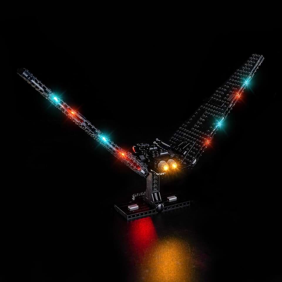 LocoLee Licht Set Kompatibel mit Lego 75406 Kylo Ren's Command Shuttle (Kein Lego-Set), OV Dekorative Beleuchtung Set Compatible with Lego 75406 Kylo Rens Kommandoshuttle