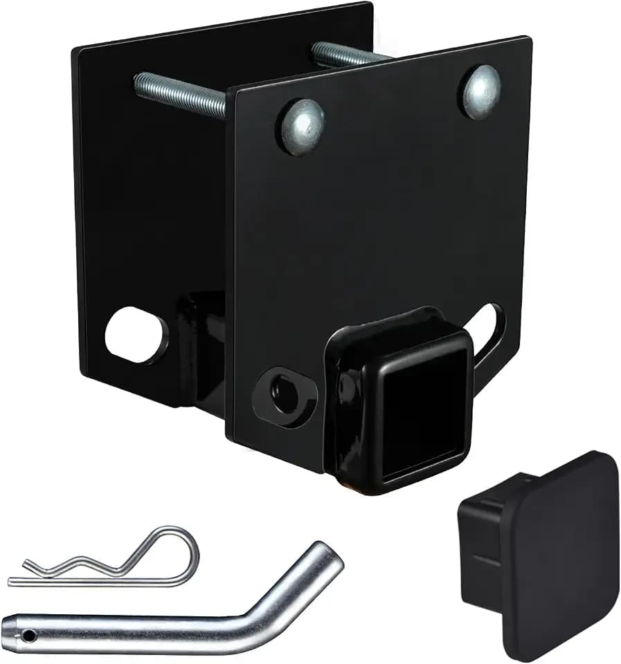 TOPSHINE RV Bumper Hitch Receiver, 2-Inch Adapter, 3500 LBS Capacity