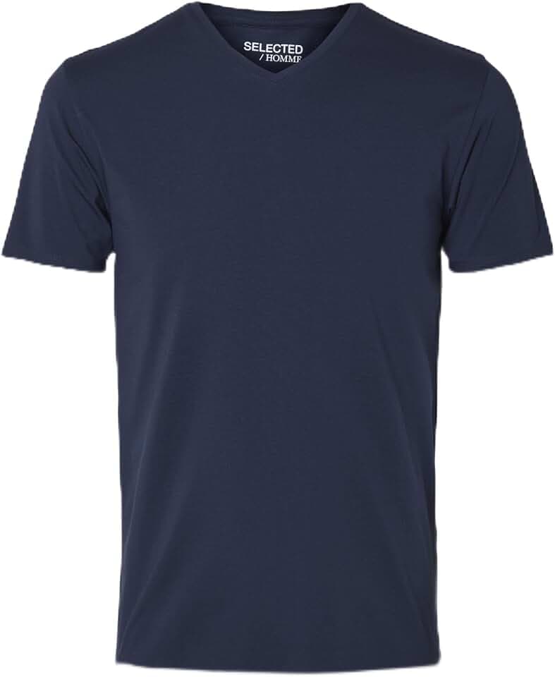 SELECTED HOMME Men's Slhnewpima Ss O-Neck Tee Noos T-Shirt