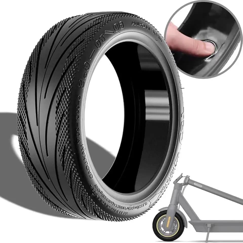 Vakuumreifen 10x2.5 60/70-6.5 für Ninebot Max G30D II/G30LE II/G2, VOLPAM SP01, Hiboy S2 MAX, Aovopro ESMAX, Original Tubeless-Reifen, integrierter Selbstreparaturkleber