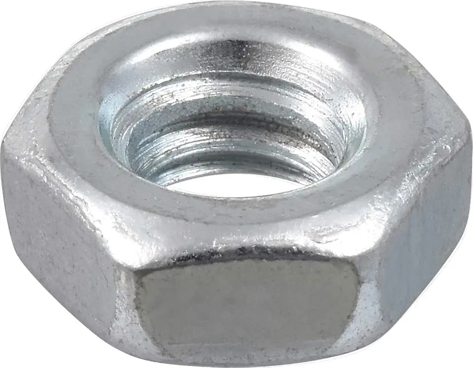 Hillman Zinc-Plated Steel Hex Machine Screw Nuts #10-24 Coarse Thread