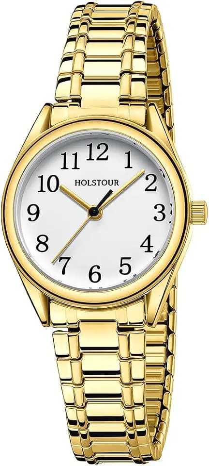 HOLSTOUR Gold Watches for Women