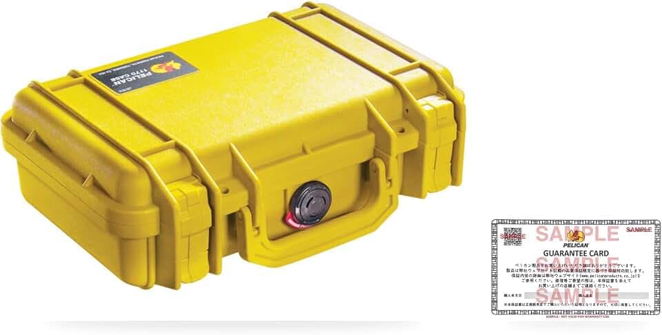 Pelican 1170 Case With Foam (Yellow)