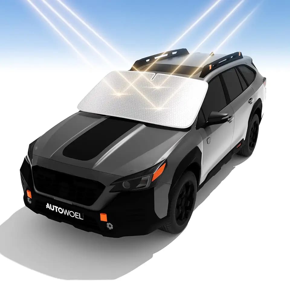 Cooling Graphene Dual-Layer Car Windshield Sun Shade for Outback 2020-2025
