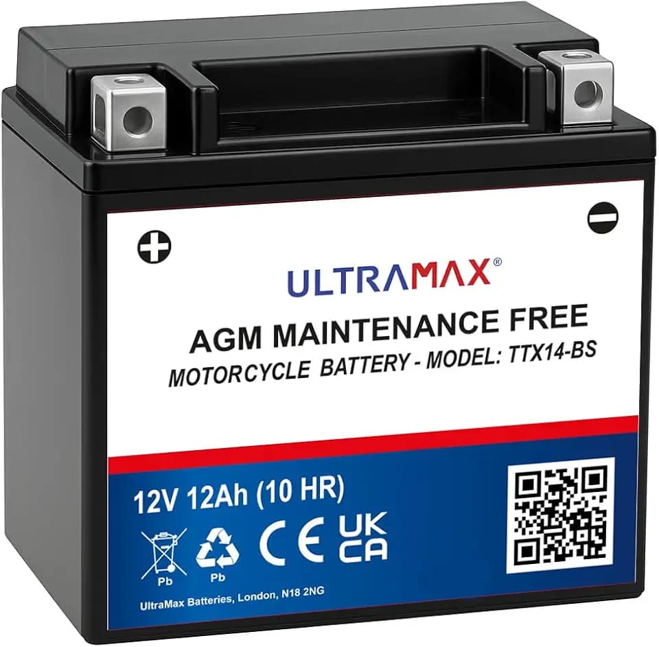 ULTRAMAX YTX14-BS/TTX14-BS 12v 12ah Motorrad AGM Batterie