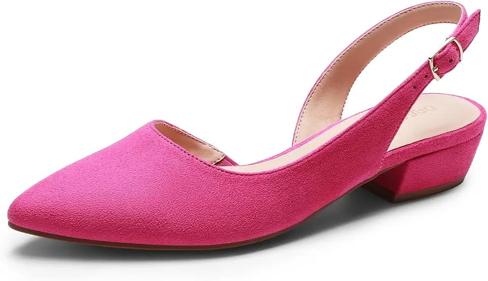 DREAM PAIRS Women's Slingback Flats Dress Shoes Pumps